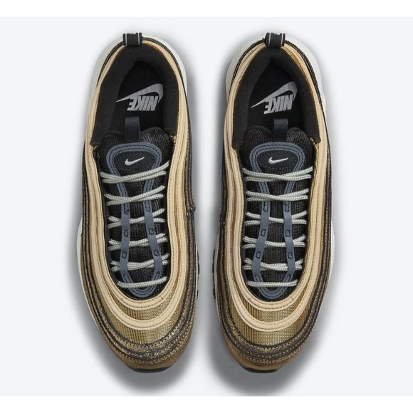Nike Air Max 97 Golden Gals Metallic Gold Women's Sneakers Size 6 DO5881-700 - Picture 4 of 5